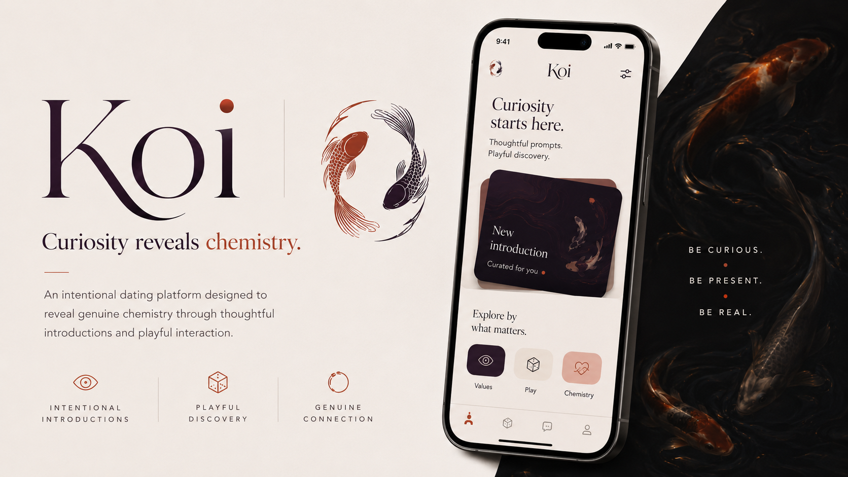 Koi product prototype visual